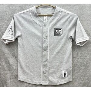 Disney Parks Baseball Jersey‎ Adult Small Gray Walt Disney World Mickey Shirt
